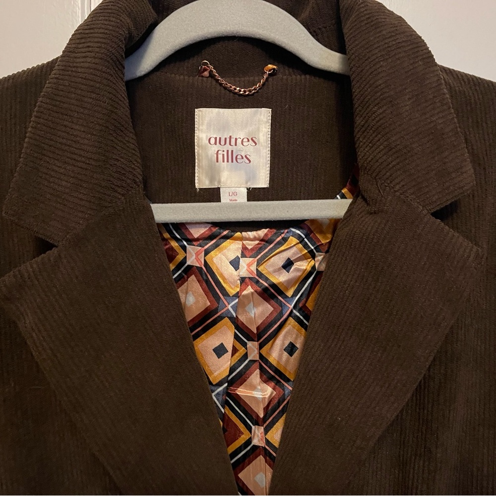 🤎 Corduroy Brown Blazer by Autres Filles
